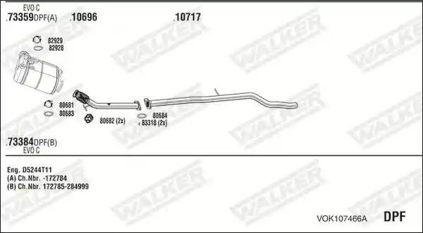 WALKER VOK107466A WALKER VOK107466A