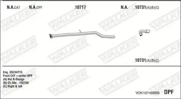WALKER VOK107466BB WALKER VOK107466BB