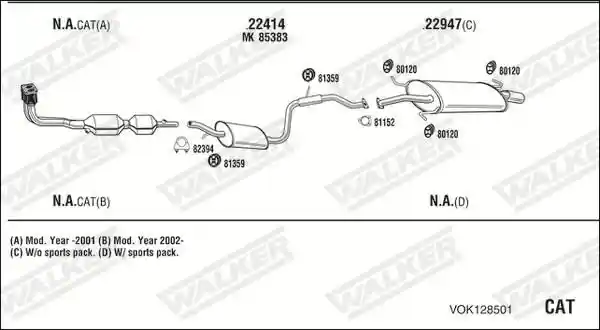 WALKER VOK128501