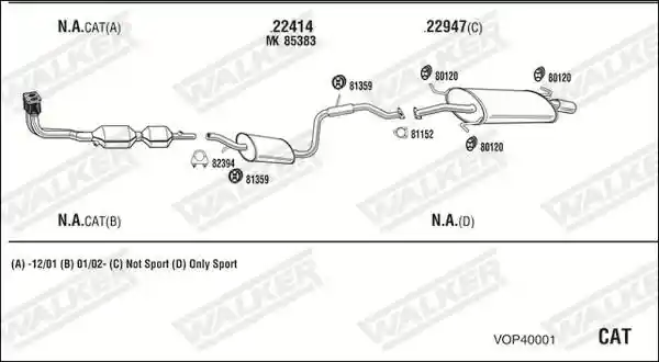 WALKER VOP40001