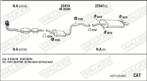WALKER VOT12526C