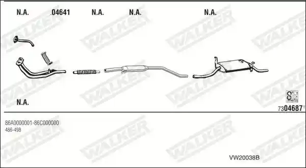 WALKER VW20038B