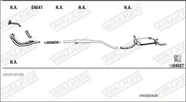 WALKER VW20040A