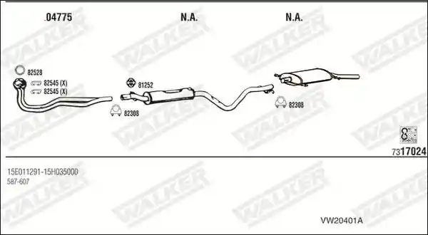 WALKER VW20401A