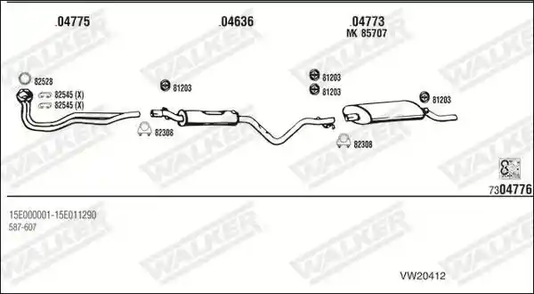 WALKER VW20412