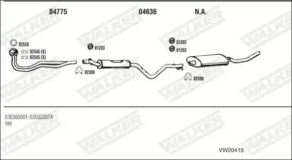 WALKER VW20415