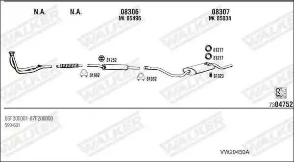 WALKER VW20450A
