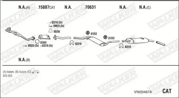 WALKER VW20467A