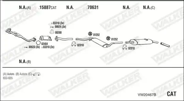 WALKER VW20467B