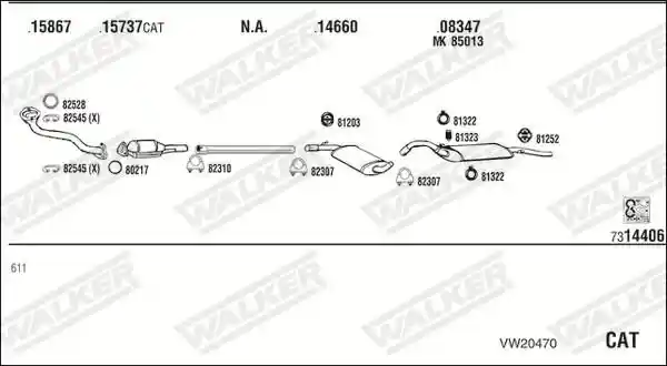 WALKER VW20470