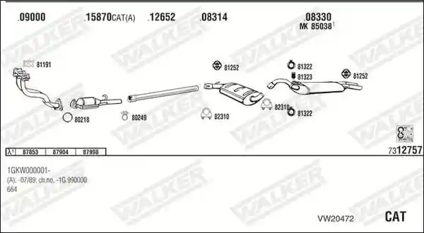 WALKER VW20472
