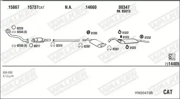 WALKER VW20473B