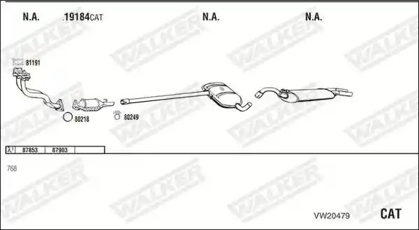 WALKER VW20479