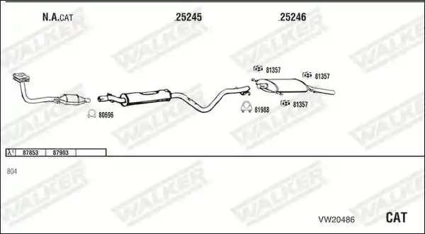 WALKER VW20486