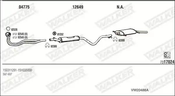 WALKER VW20488A