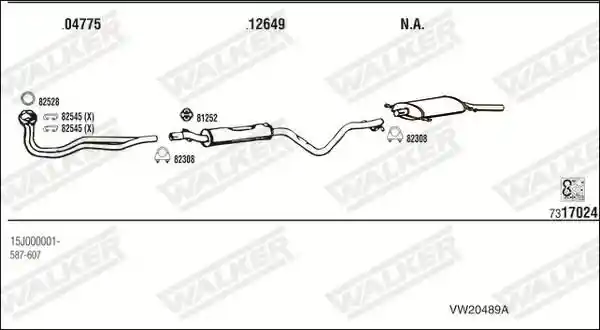 WALKER VW20489A