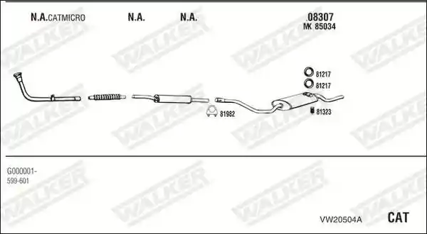 WALKER VW20504A