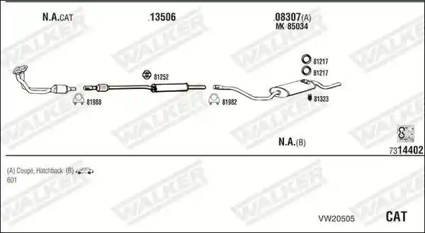 WALKER VW20505