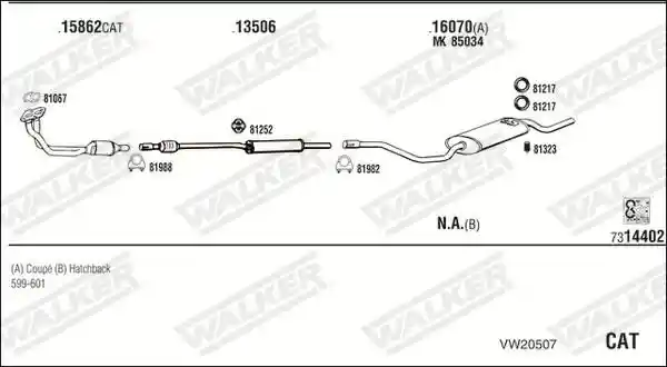 WALKER VW20507