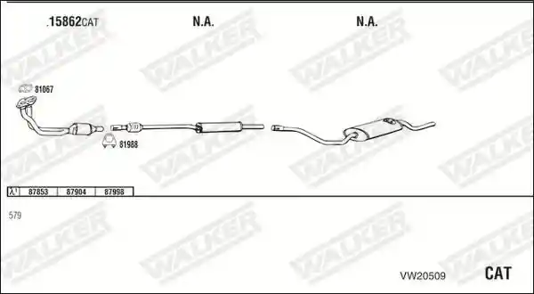 WALKER VW20509