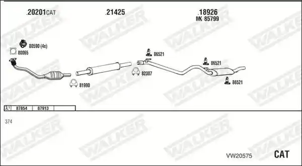 WALKER VW20575