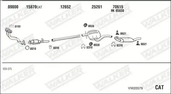 WALKER VW20579