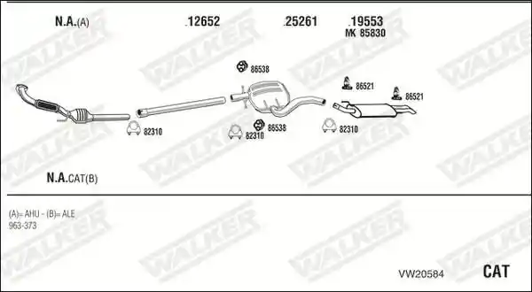 WALKER VW20584