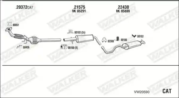 WALKER VW20590