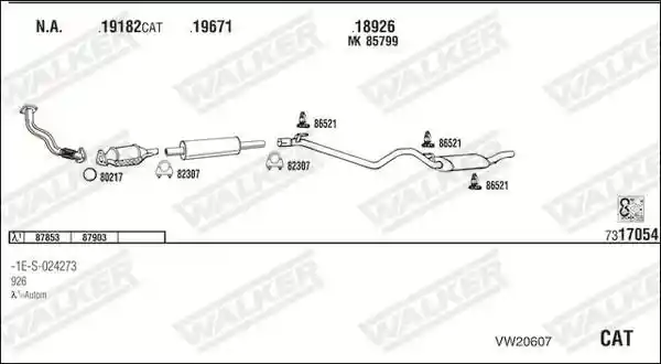 WALKER VW20607