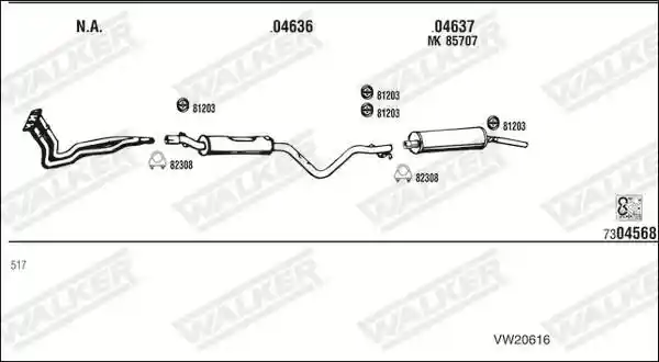 WALKER VW20616