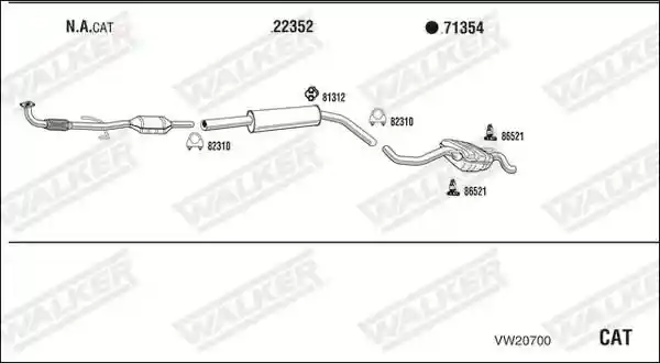 WALKER VW20700