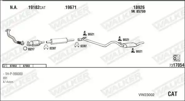 WALKER VW23002