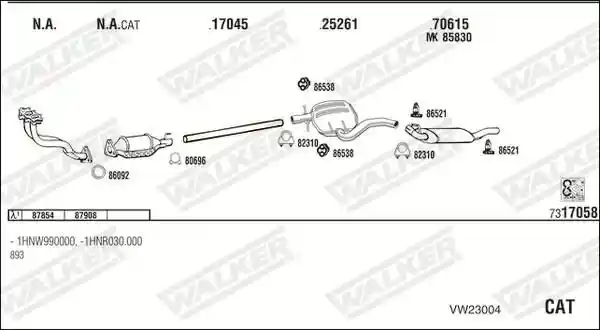 WALKER VW23004