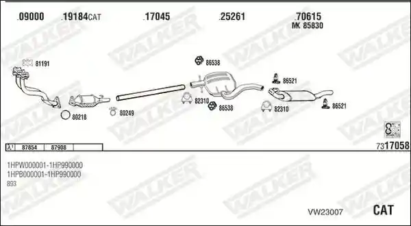 WALKER VW23007