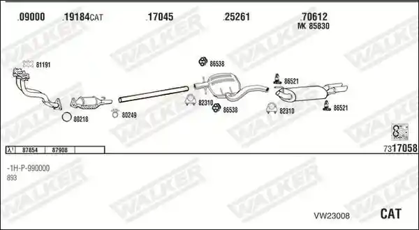 WALKER VW23008