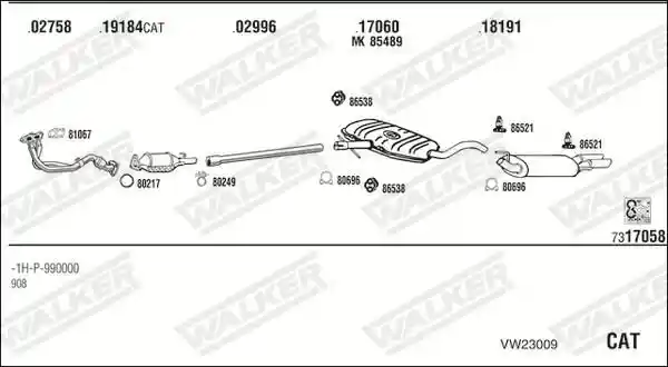 WALKER VW23009