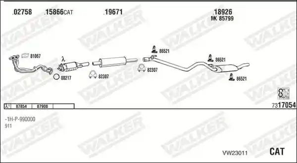 WALKER VW23011