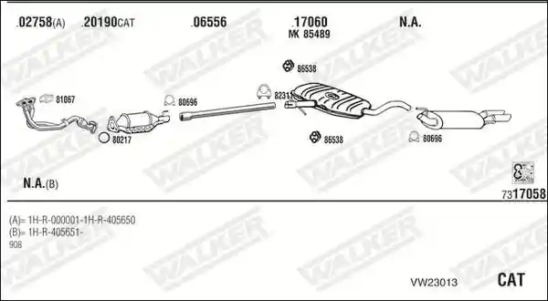 WALKER VW23013