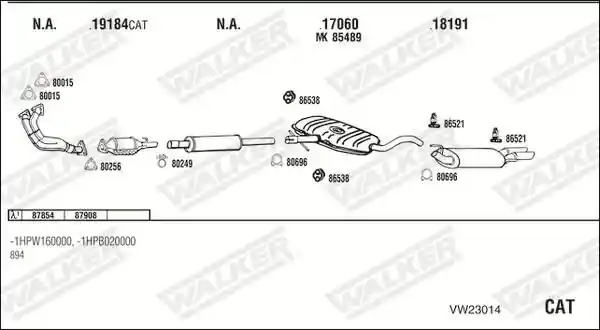 WALKER VW23014
