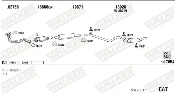 WALKER VW23017