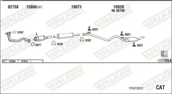 WALKER VW23031