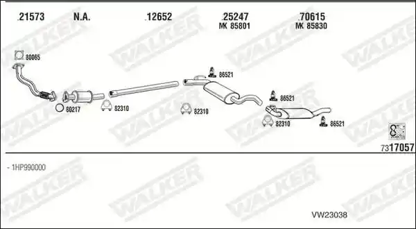 WALKER VW23038