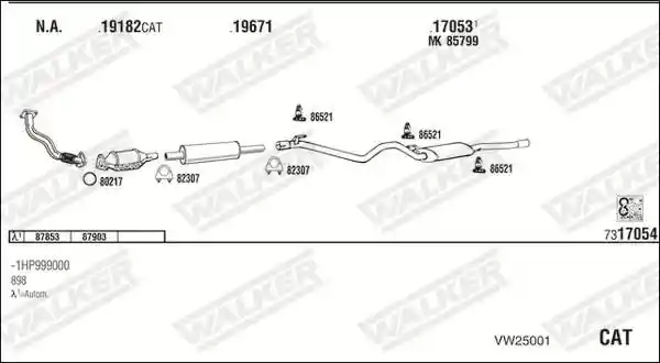 WALKER VW25001