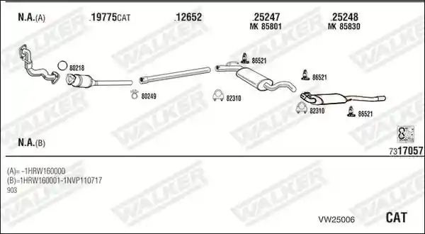WALKER VW25006