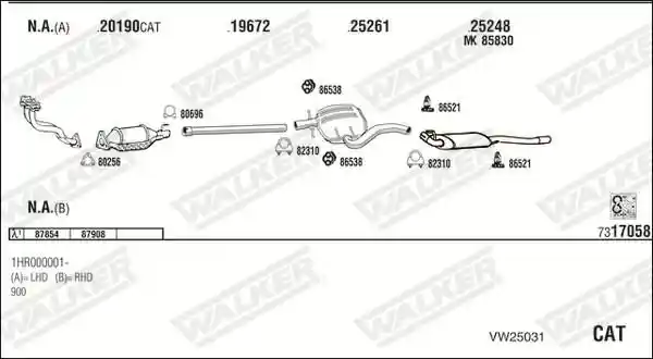 WALKER VW25031