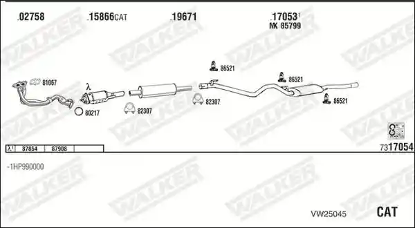 WALKER VW25045