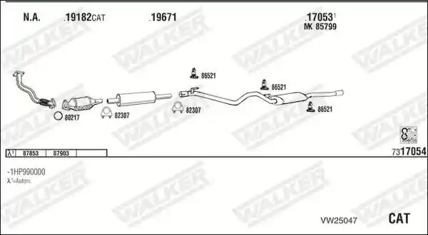 WALKER VW25047