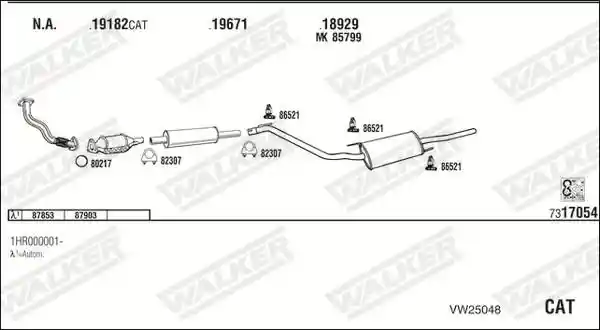 WALKER VW25048