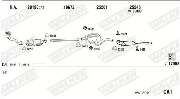 WALKER VW25049