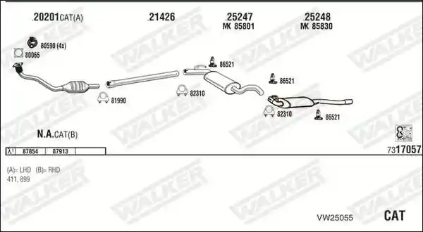 WALKER VW25055